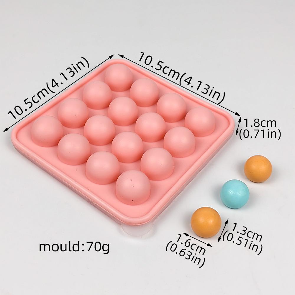 Porous Round Ice Cube & Cake Silicone Mold