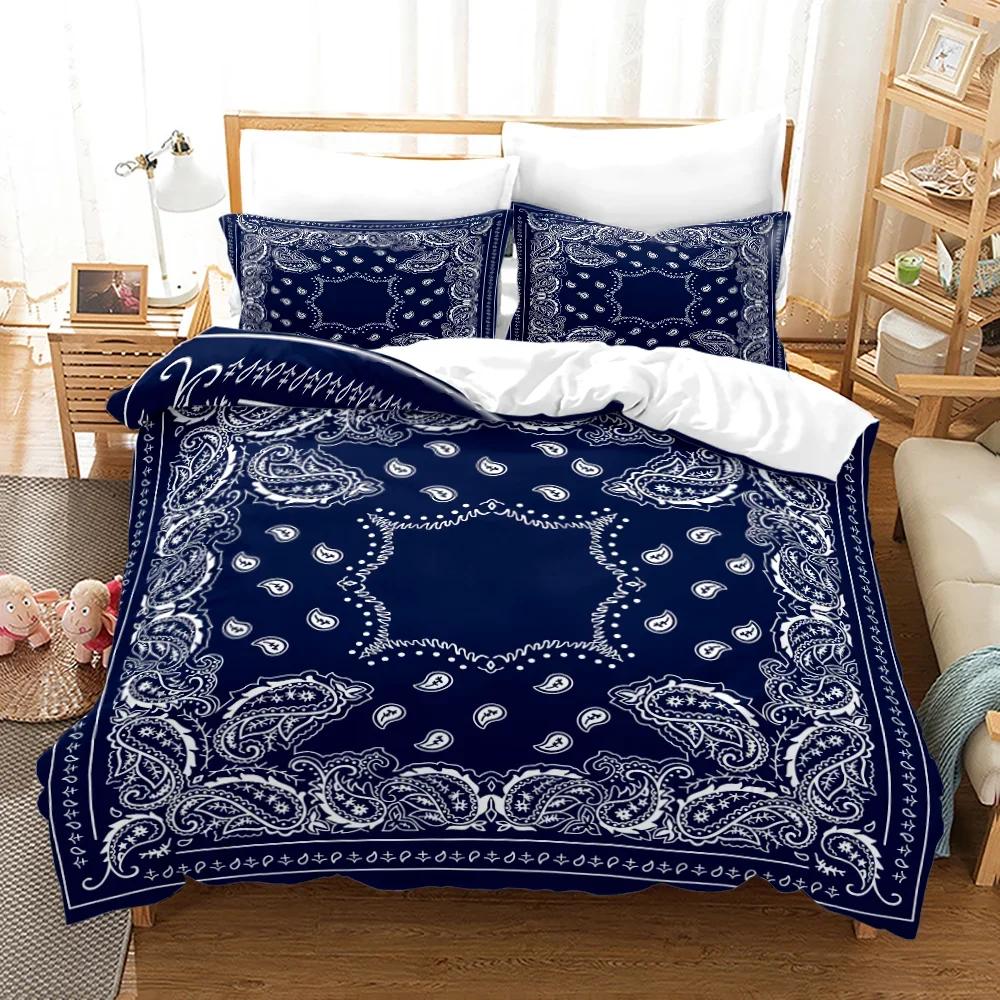 Duvet Cover With Pillowcase Bohemian Style Bedding Set King Size Comfortable Dedding A Bedroom Suitable For Placing A Large Bed
