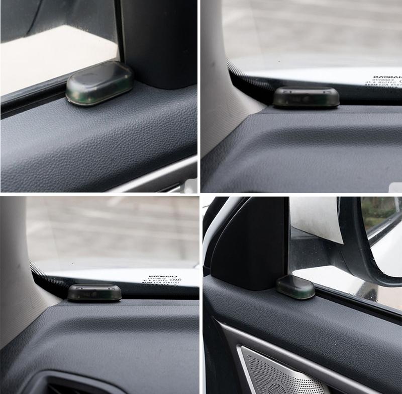 Car Fake Security Light Solar Power Simulated Dummy Alarm Wireless Warning Antitheft Caution Lamp LED Flashing Imitation