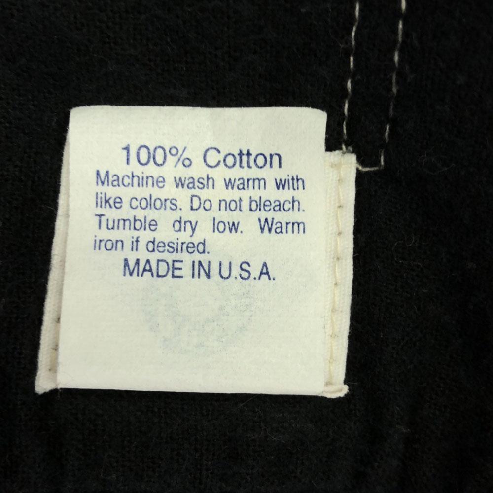 POST OVERALLS Made in USA Long sleeve Cotton shirt S black half button Men's Used