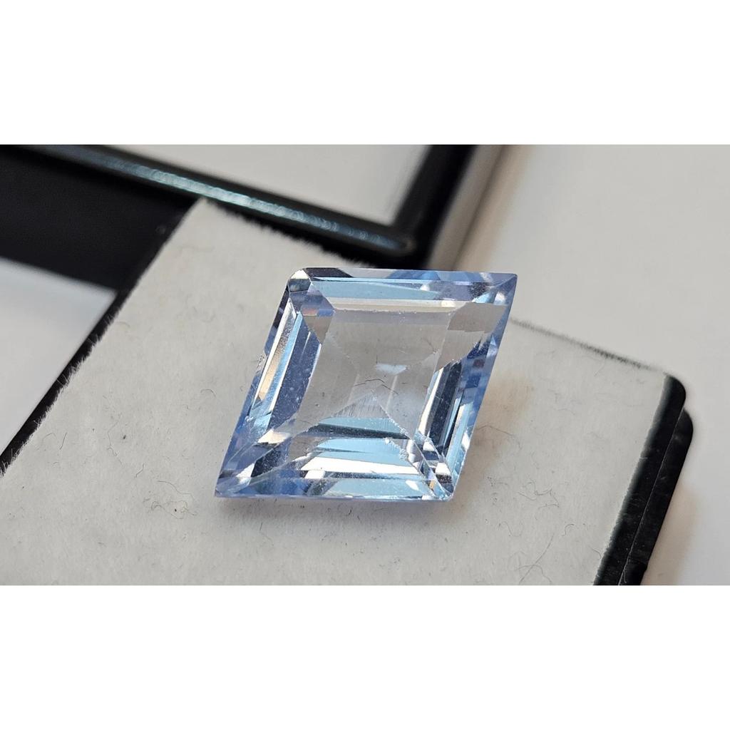 8+ Ct Blue Aquamarine & Stud Making Fancy Cut Stunning Certified Loose Gemstone