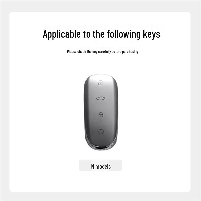 OMODA Chery Key Case: Zinc Alloy, High-Grade Metal Shell for New Model Remote Control Key.