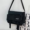 Large Capacity Tooling Multi-pocket Messenger Bag Leisure Student Shoulder Versatile Messenger Bag Solid Color Anti-splashing Women's Bag