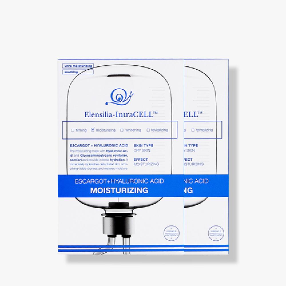 Elensilia Intracell Escargo Hyaluronic Acid Moisturizing Mask 2 Pcs NONE
