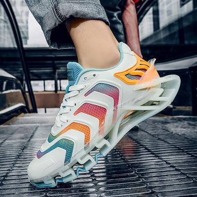 Summer Trendy Shoes Blade Color Matching Colorful Large Size 45 Cool Caterpillar Casual Sports Breathable Mesh Men's Shoes