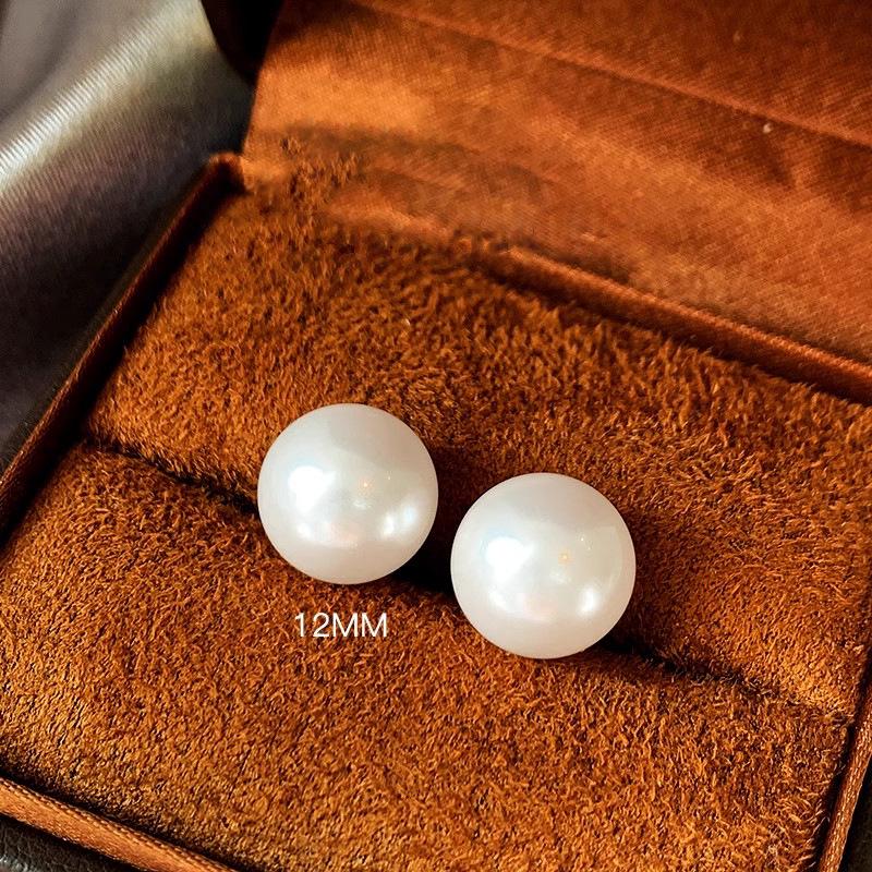 2025 Silver Needle Zircon Pearl Earrings: French Retro Light Luxury Studs for Women