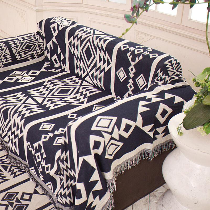 Versatile Double-Sided Sofa and Table Throw 180x340cm