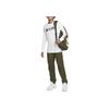 Nike T-shirt a manica lunga con scollo rotondo e stampa di lettere per bambini Top Bianco DX9531-100