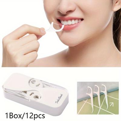 Zahnseide-Box, tragbar, automatisch, aufklappbar, Mini, für Zuhause, High-End, leicht, luxuriös, Zahnseide-Stick, Interdental-Reinigungs- und Pflege-Stick