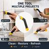 Tile Grout Saw Grout Removal Tool Waterproof Grout Removal Tool Kit with 3pcs Replacement Blade for Tile Cleaning Removing Paint