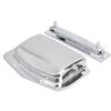 Adjustable Fixed Bridge Tailpiece Metal for Electric Guitar with Protective Cover ShellSilver