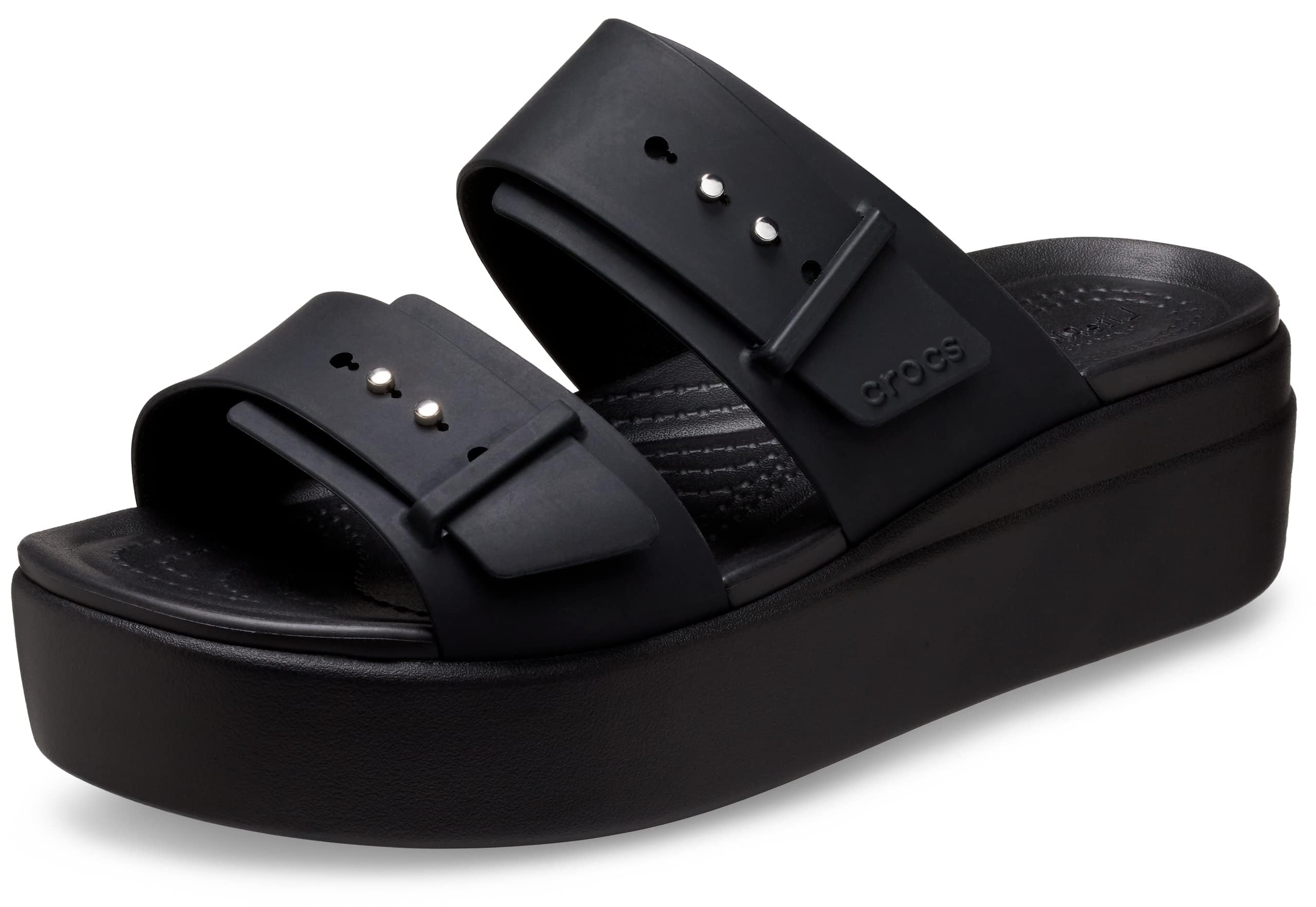 

Crocs Women s Brooklyn Low Wedge Sandals, Black, Size 23cm