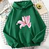 Casual Flower Print Hoodies Hoodies Sweatshirts Women Tops Spring Autumn Winter Oversized Graphic Hoody