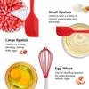 5-Piece Silicone Spatula Set for Cooking Baking & Grilling