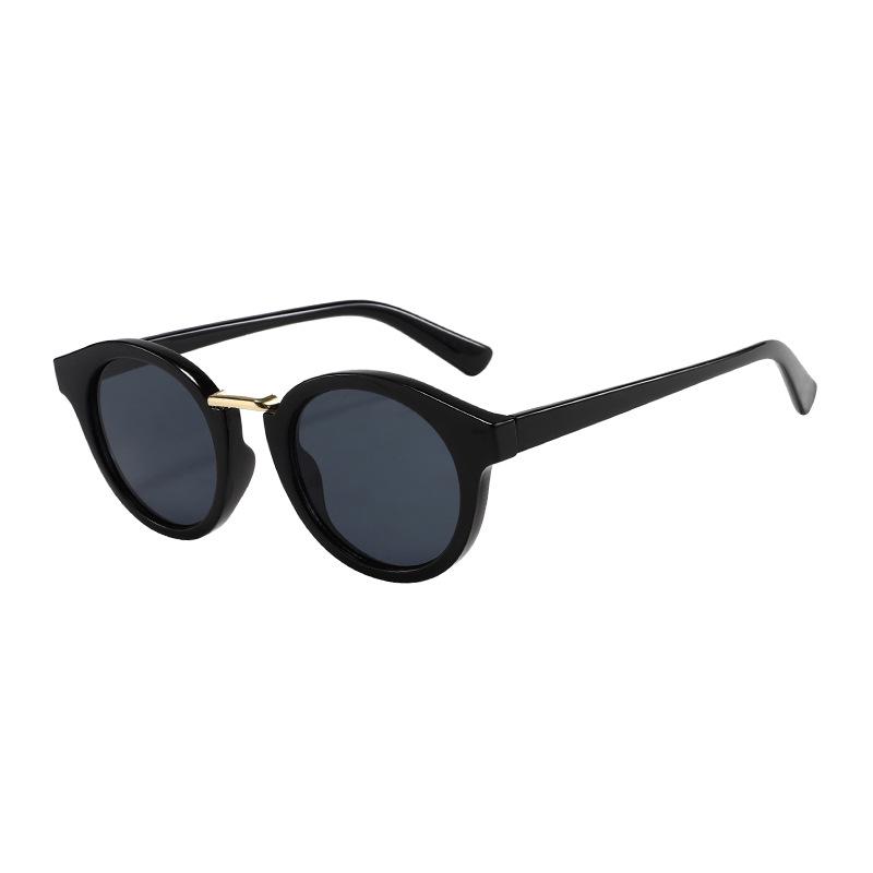 

Унисекс солнцезащитные очки в стиле ретро Гонконг, круглая оправа, защита UV400, идеально подходят для вождения и езды