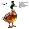 Decantador de Whisky Decantador de Pato, Botella de Vidrio para Bourbon Recto con Tapón, Recipiente de 350 ml Dispensador de Licor Novedoso para Barra de Casa, Regalo Único