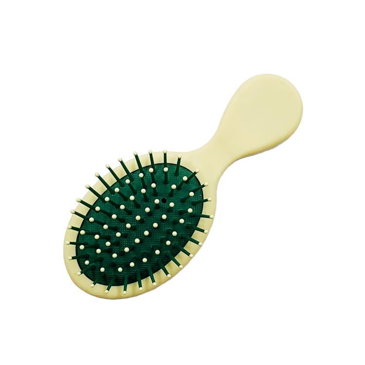 High Quality Customized Logo Personalized Air Cushion Mini Baby Hair Travel Size Boar Bristles Hairbrush