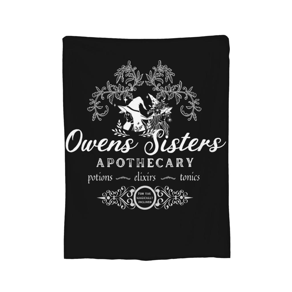 Practical Magic Witchy Halloween Love Vintage Witch Magic Blankets Flannel Warm Throw Blankets for Bedding Lounge Textile Decor