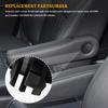 2PCS Armrest Cap Cover, Seat Cover Cap, Black Left or Right Rear Bucket Seats Arm Rest Handle Trim Bolts Compatible with Chevy Tahoe Escalade,