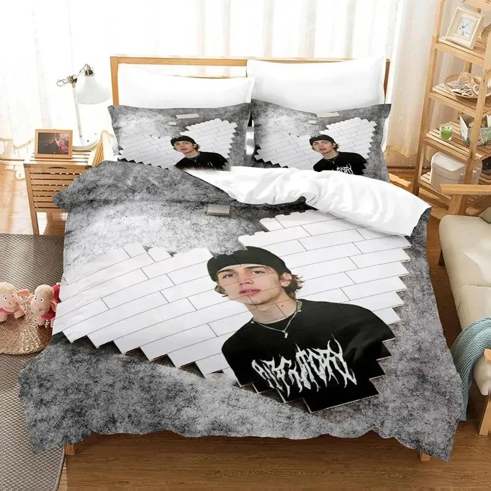 

3D Print Vinnie Hacker Printed Bed Set Duvet Cover Pillowcase Bedding Set Bed Linen Sheet Quilt Cover Full Queen King Size 70x133cm 2pcs