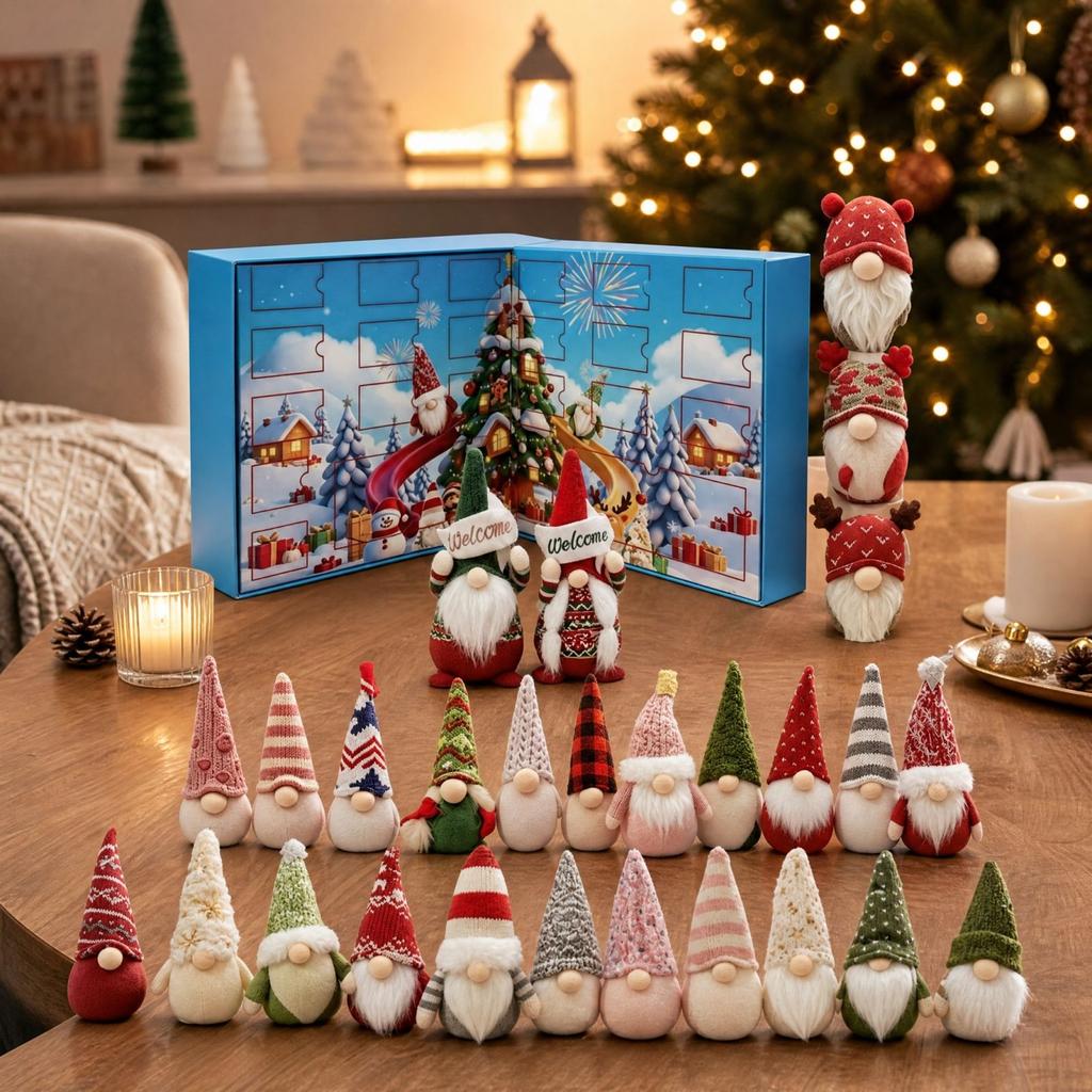 Christmas Plush Advent Calendar – Plush Gnome Surprise Box