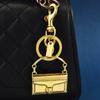 Exquisite Mini Handbag Shape Key Chain Bag Pendant Metal Car Keychain Backpack Decoration Accessories Gifts