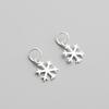 S925 Sterling Silver Snowflake Pendant for Handmade DIY Jewelry