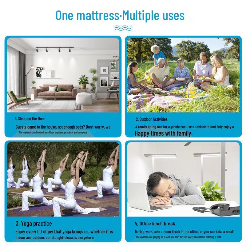 Special Sale: Japanese-Style Folding Sponge Mattress for Floor Sleeping or Office Naps