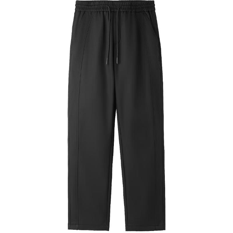 

HLA Men s Three-Body English LOGO Series Winter Warm Casual Pants 35