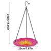 Bird Bath For Outside 8 Inches Flower Shape Basin Decorative Bird Baths For Lawn Backyard Patio Wildlife Outdoor Yard Balcony