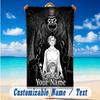 Beach Towel Custom Name Text, Quick Dry Large Towel For Beach HomeThe Babadook
