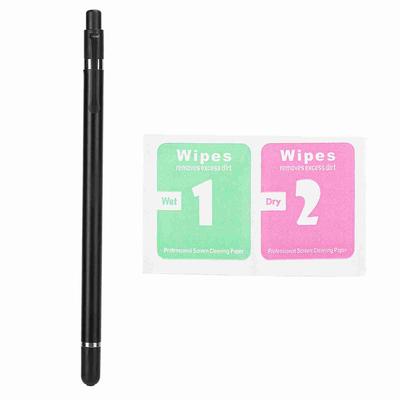 Stift Doppelkopf Tablet Handy Bildschirmberührung Nicht wiederaufladbar Universaltyp(Schwarz )