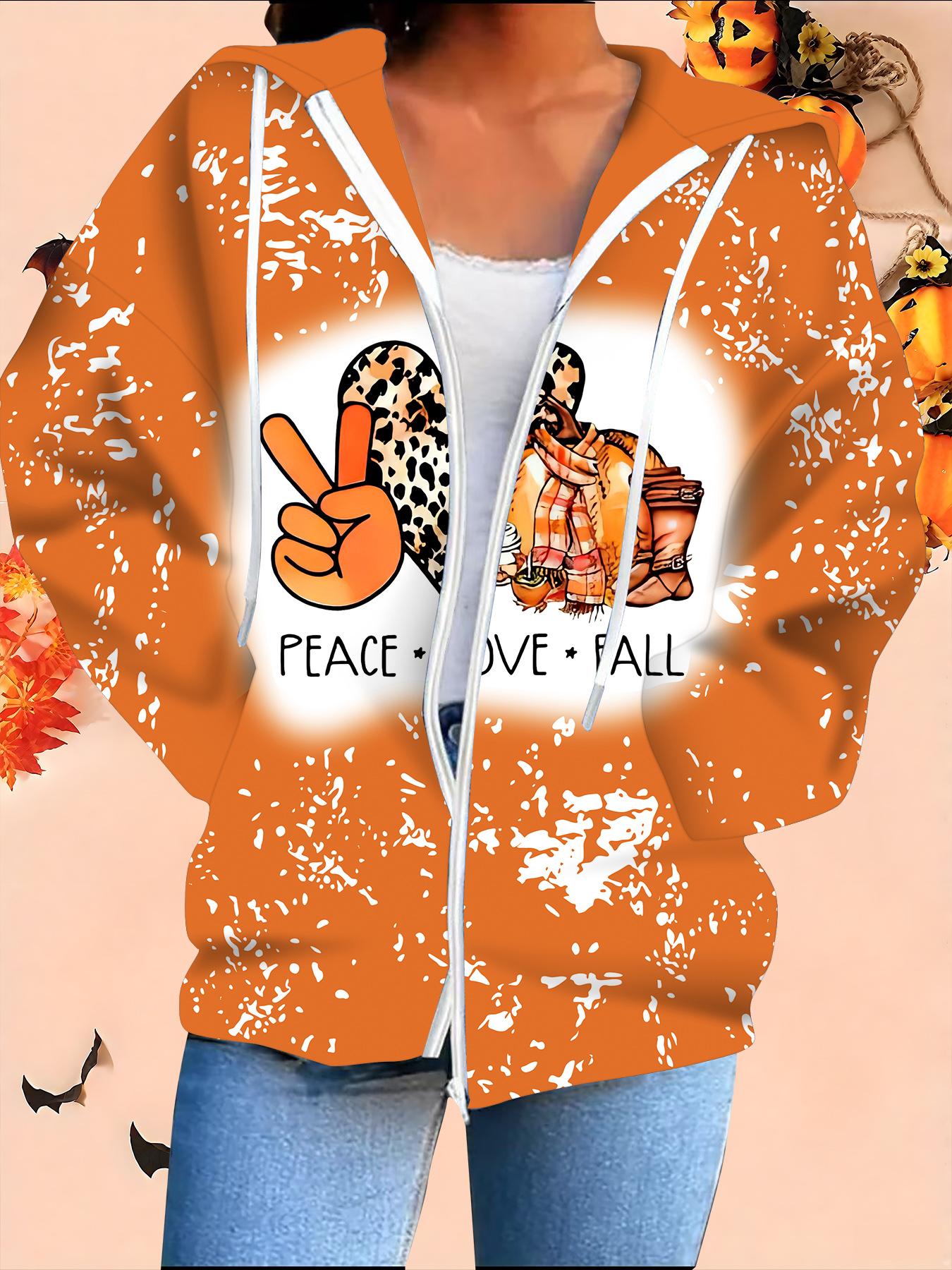 Хэллоуин Кардиган с капюшоном 3D-принт Большой размер Осень Зима Ретро 1XL 2376₽