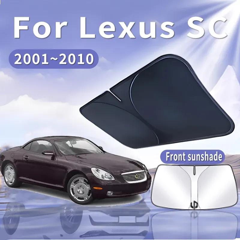 Foldable Car Sun Visor For Lexus SC 430 2001~2010 2008 Front Windshield Sunshade Heat Insulation Summer Cooling Auto Accessories