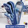 Cute Panda Big Capacity Pencil Case Holder Unique 3D Stand-up Pencil Case Pouch Stationery Organizer Bag for Office School Teens