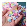 Opaque Acrylic Daisy Flower Beads 14MM Candy Color Chunky Flower Loose Spacer Beads for Necklace Bracelet Jewelry Making DIY