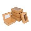 Disposable Kraft Paper Takeout Container with Window