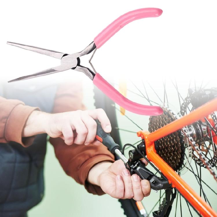 Ergonomic Pink Jewelry Pliers Build With High Strength Alloy Steel Seamlessly Design Fit for Long Lastinlyg Performances