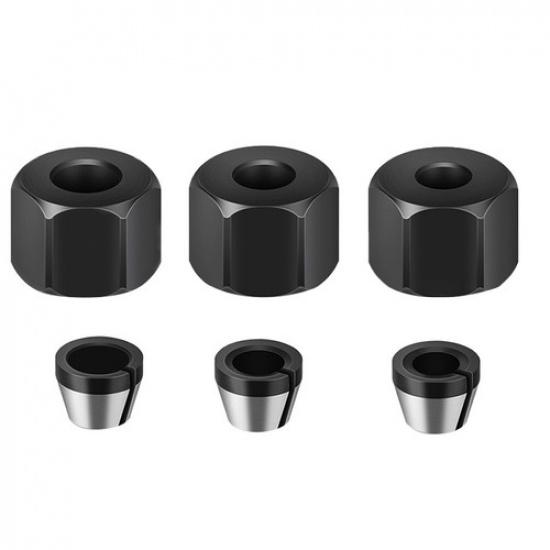Convenient 6mm and 8mm Trimmer Collet Chuck Set for Various Applications
