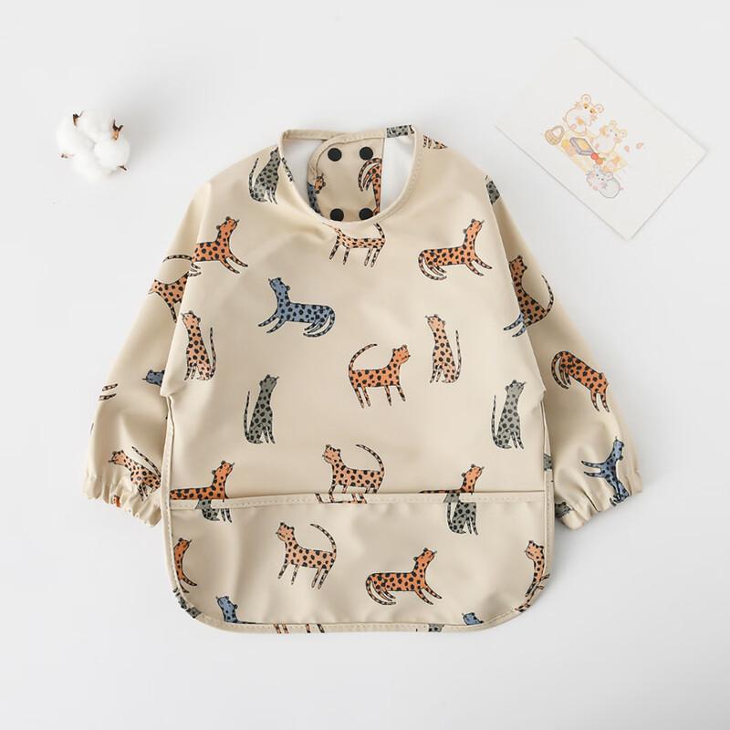 Kids  Waterproof Long-Sleeve Bib Smock