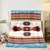Coperta con motivo nativo americano Coperta in flanella per letto, divano, Campeggio, Escursionismo, Essenziali per picnic, regalo per la famiglia Regali per fan