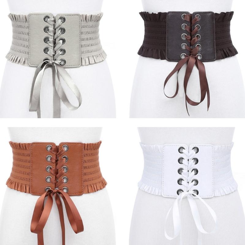 Women Girls Vintage Style Costume Waist Belt Body Shaper Steampunk Sexy Waist Bands Waist Decoration Daily Accessory