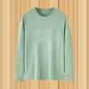 Men's Solid Color Long Sleeve T-Shirt, Imitation Cotton Milk Silk, Round Neck, Spring/Autumn, Large Size, Soft Fabric.