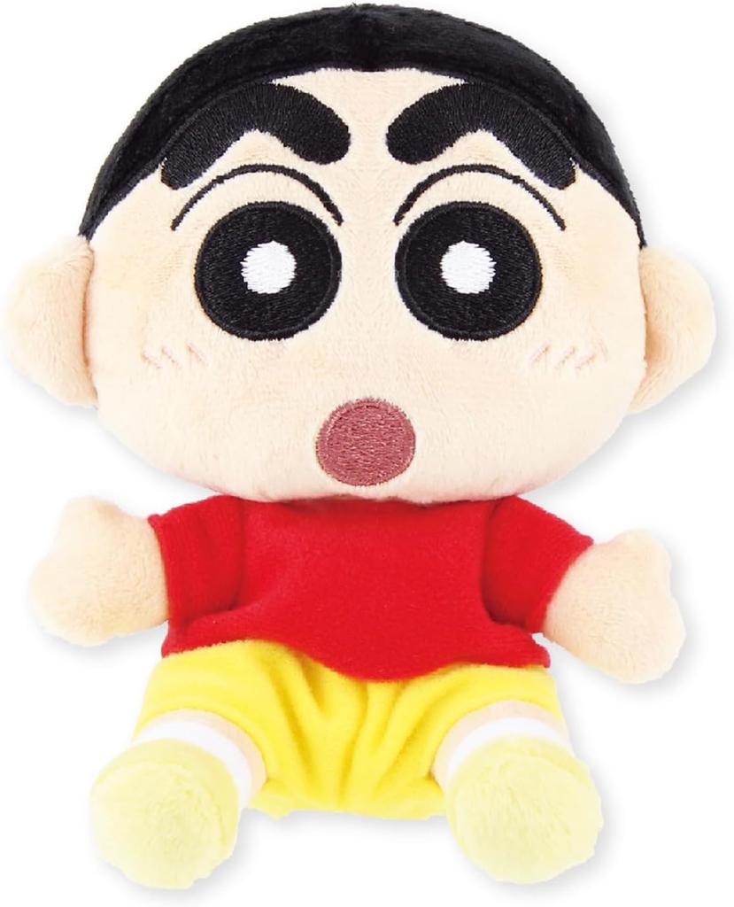 Tees Factory Crayon Shinnosuke Sitting H140 X W110 X D75mm and Shin-chan Mascot, Approx. (excluding Hands, Feet, Ears, Hair), KS-5541812SN