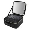 Portable LED Makeup Bag Multipurpose Stylish Large Capacity 3 Color Lights Dimmable Travel Makeup Bag with LED Mirror