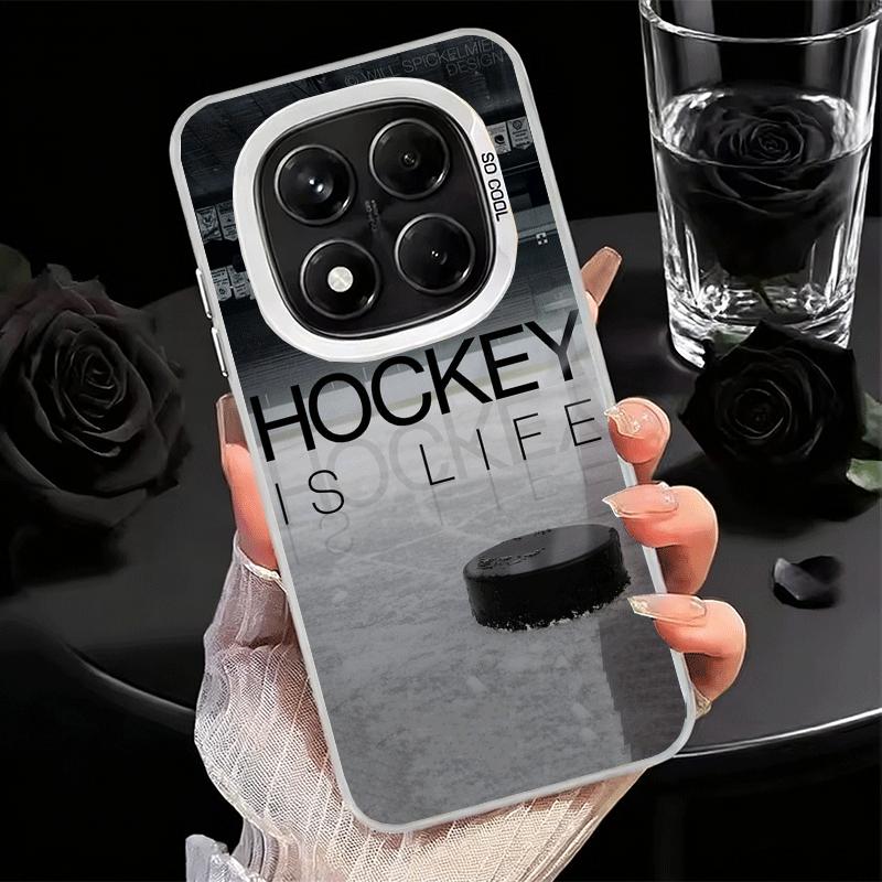 Ice Hockey Rink Sport Shockproof Phone Case for Xiaomi Redmi Note 15 14 13 12 Pro Plus 11 11S 11T 5G Cover Anti Fall Fundas