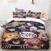 Duvet Cover Demon Slayer Kimetsu No Yaiba Kamado Nezuko Anime Polyester Bedding Set Duvet Cover Set Printed Cartoon Home Decor