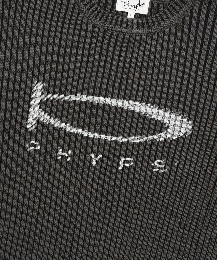 PHYSICAL DEPARTMENT P-Active Two-Tone Rib Knit Black