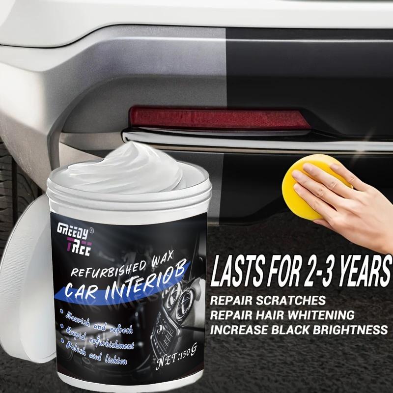 Car Internal Scratch Repair Wax - Plastic Parts Repair Agent, Tire Protection and Gloss, RV Internal Repair Agent