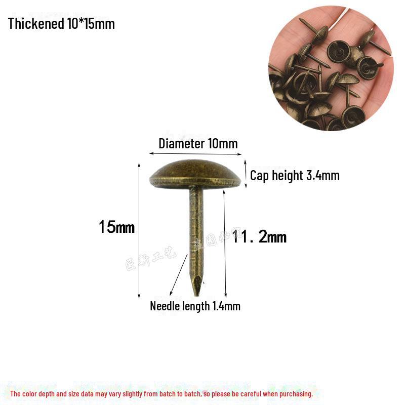 Antike Eisenblase Dekorative Rundkopf Sofanägel für DIY Möbel und Weich-/Hartverpackungen
